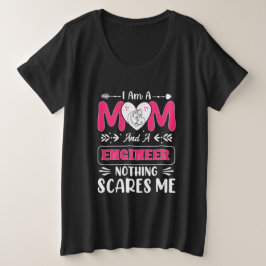 Funny Engineer mama, Engineer mama Grote Maat T-shirt