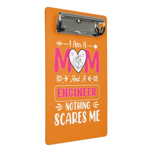 Funny Engineer mama, Engineer mama Mini Klembord (Schuin)