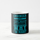 Funny Engineer Quotes Engineering Gezegde Koffiemok (Center)