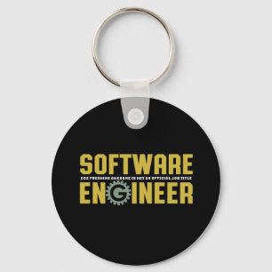 Funny Engineer Software Engineering and Programmer Sleutelhanger