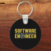 Funny Engineer Software Engineering and Programmer Sleutelhanger (Voorkant)