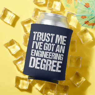 Funny Engineering Afstuderen Engineer Afstuderen Blikjeskoeler