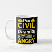 Funny Engineering Apparel Funny Motive Civil Koffiemok (Links)