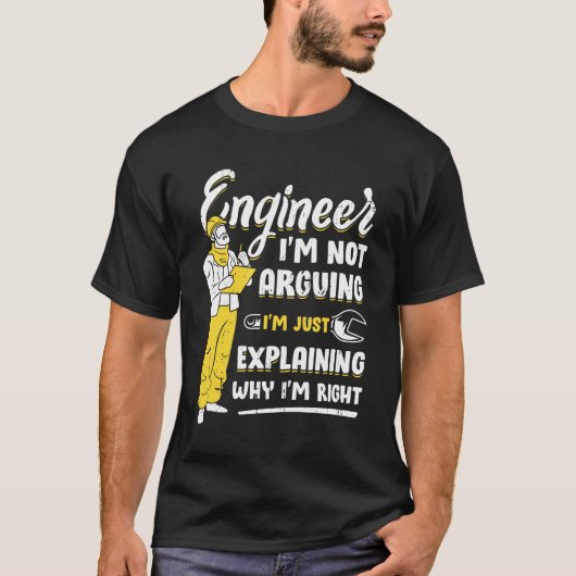 Funny Engineering Engineer Gift T-shirt (Voorkant)