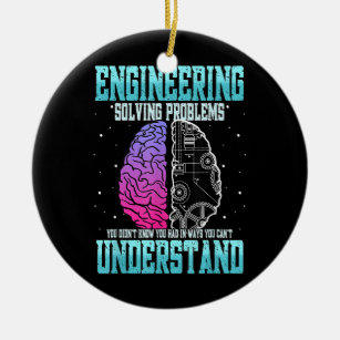 Funny Engineering Solution Problem Engineer Keramisch Ornament