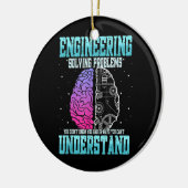 Funny Engineering Solution Problem Engineer Keramisch Ornament (Links)