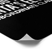 Funny Englieacher About Grammar And Christmas  Poster (Hoek)