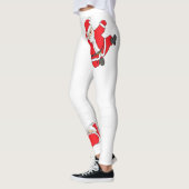 Funny English Bulldog Dog Tree kerstlampjes Xm Leggings (Links)