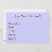 Funny English Bulldog uitnodigingen (Achterkant)