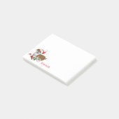 Funny English Bulldog Xmas Lights Post-it Notes (Schuin)