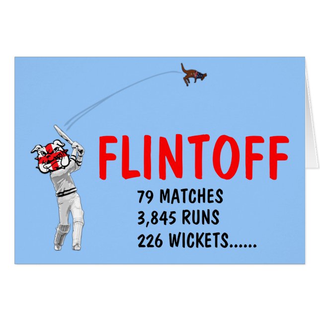 Funny English cricket (Voorkant Horizontaal)