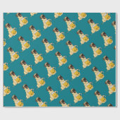 Funny English Mastiff Drink Beer Cadeaupapier (Vlak)