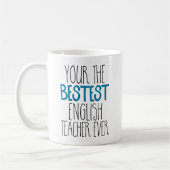 Funny English Teacher Bestest Ever Koffiemok (Links)