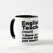 Funny English Teacher Definition Mok (Voorkant links)