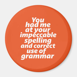 Funny English Teacher Humor Correct gebruik Gramma Magneet