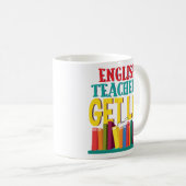Funny English Teachers krijgen Lit Coffee Mok Gift (Voorkant rechts)