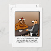 Funny Enmoegement Humor Briefkaart (Voorkant / Achterkant)