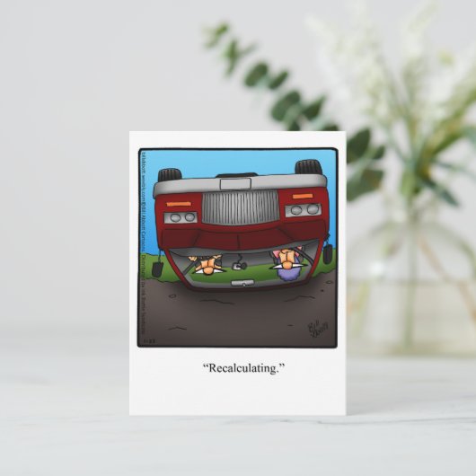 Funny Enmoegement Humor Briefkaart (Staand voorkant)