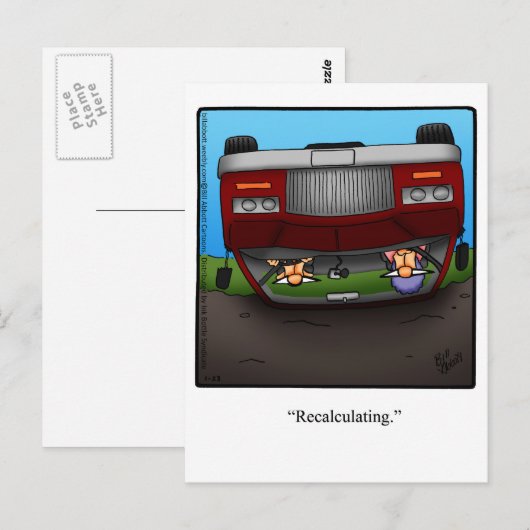 Funny Enmoegement Humor Briefkaart (Voorkant / Achterkant)