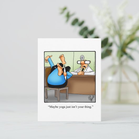 Funny Enmoegement Humor Briefkaart (Staand voorkant)