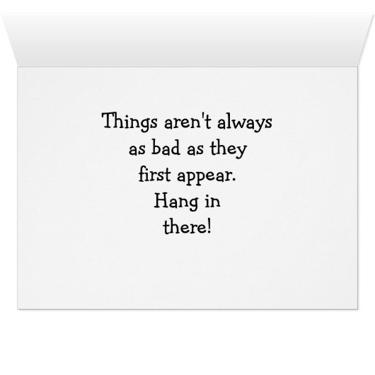 Funny Enmoegement Humor Wenskaart (Binenzijde Horizontaal (Onderkant))