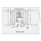 Funny Enmoegement Humor Wenskaart (Voorkant Horizontaal)