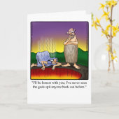 Funny Enmoegement Humor Wenskaart Kaart (Gele Bloem)