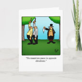 Funny Enmoegement Humor Wenskaart Kaart (Voorkant)