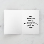 Funny Enmoegement Humor Wenskaart Kaart (Binnen)