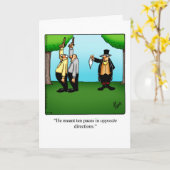 Funny Enmoegement Humor Wenskaart Kaart (Gele Bloem)