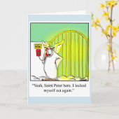 Funny Enmoegement Humor Wenskaart Kaart (Gele Bloem)