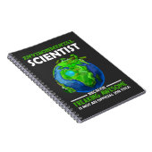Funny Environmental Scientist Earth Science Humor Notitieboek (Rechterzijde)