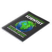 Funny Environmental Scientist Earth Science Humor Notitieboek (Linkerzijde)