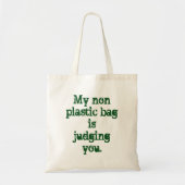 Funny Environmentalist Grocery Bag Eco Friendly Tote Bag (Voorkant)