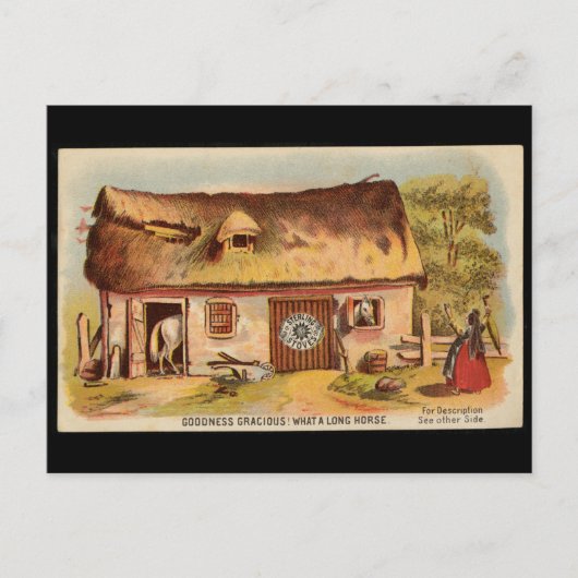 Funny Ephemeral Stove Art Advertisement Briefkaart (Voorkant)