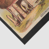 Funny Ephemeral Stove Art and Decoupage Tissuepapier (Detail)