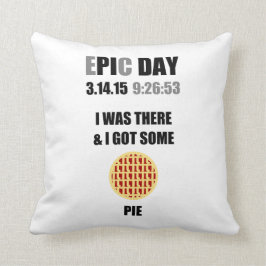 Funny Epic Pi Day.. ik was er en ik kreeg wat geld Kussen
