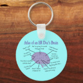 Funny ER Doctor Physician Gifts Sleutelhanger (Voorkant)