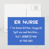 Funny ER Nurse Gifts Briefkaart (Voorkant / Achterkant)