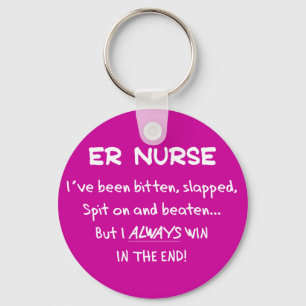 Funny ER Nurse Gifts Hilarious Sleutelhangers
