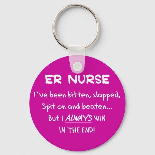 Funny ER Nurse Gifts Hilarious Sleutelhangers (Voorkant)