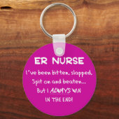 Funny ER Nurse Gifts Hilarious Sleutelhangers (Voorkant)