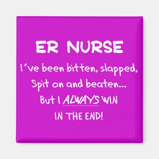 Funny ER Nurse Gifts Magneet (Voorkant)