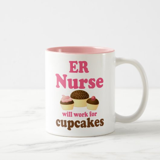 Funny Er Nurse Tweekleurige Koffiemok (Rechts)