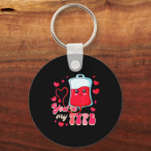 Funny Er Rn Nurse Nursing Valentine’s Day You're M Sleutelhanger (Voorkant)