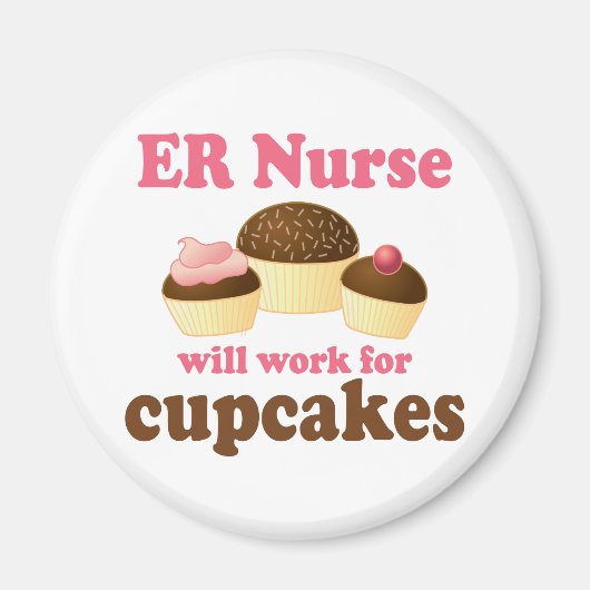 Funny ER verpleegster Magneet (Voorkant)
