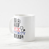 Funny ER Zurse Gift Coffee Mok Verpleegkundige Afs (Voorkant links)