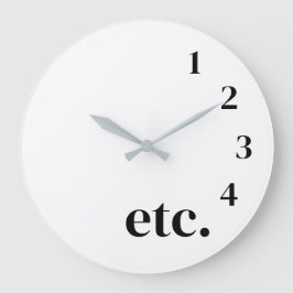 Funny etc. grote klok