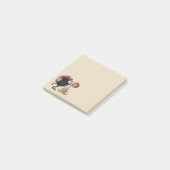 Funny Evil Bug geeft kerstcadeautjes Post-it® Notes (Schuin)