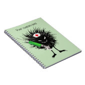 Funny Evil Character Nurse Syringe Gothic Notitieboek (Rechterzijde)